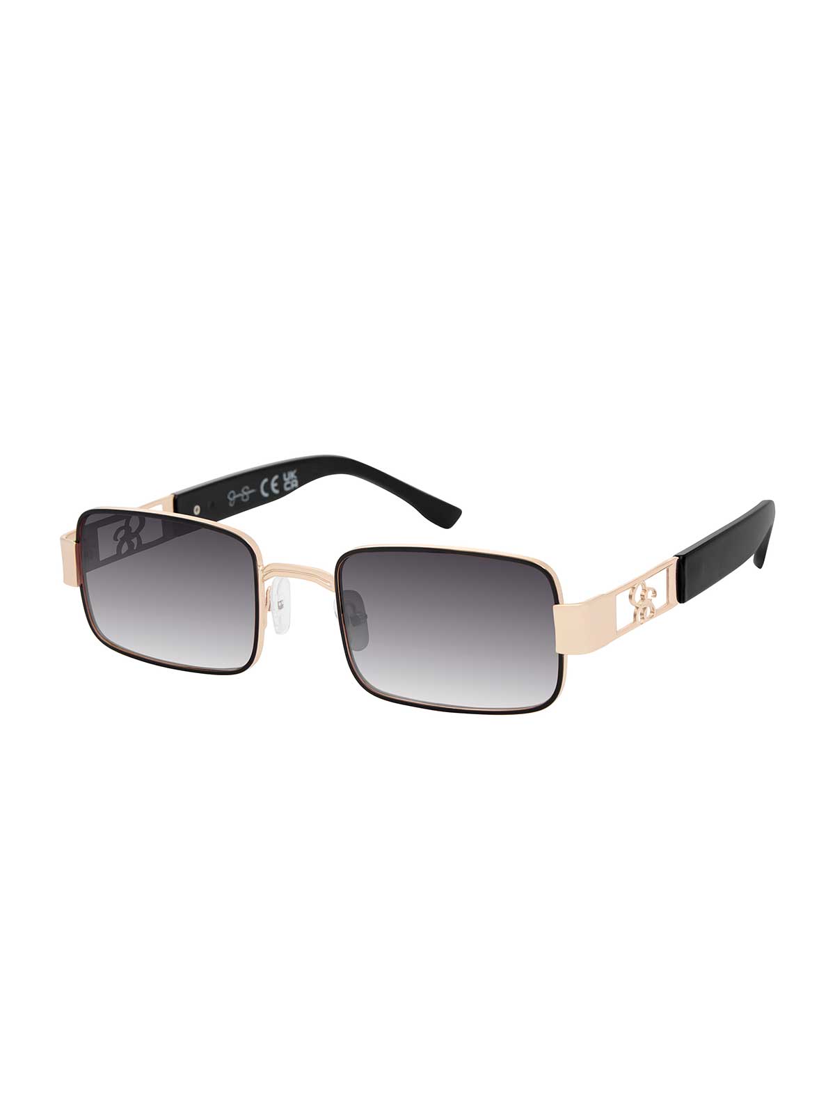 Lux Rectangle Sunglasses in Black Gold – Jessica Simpson
