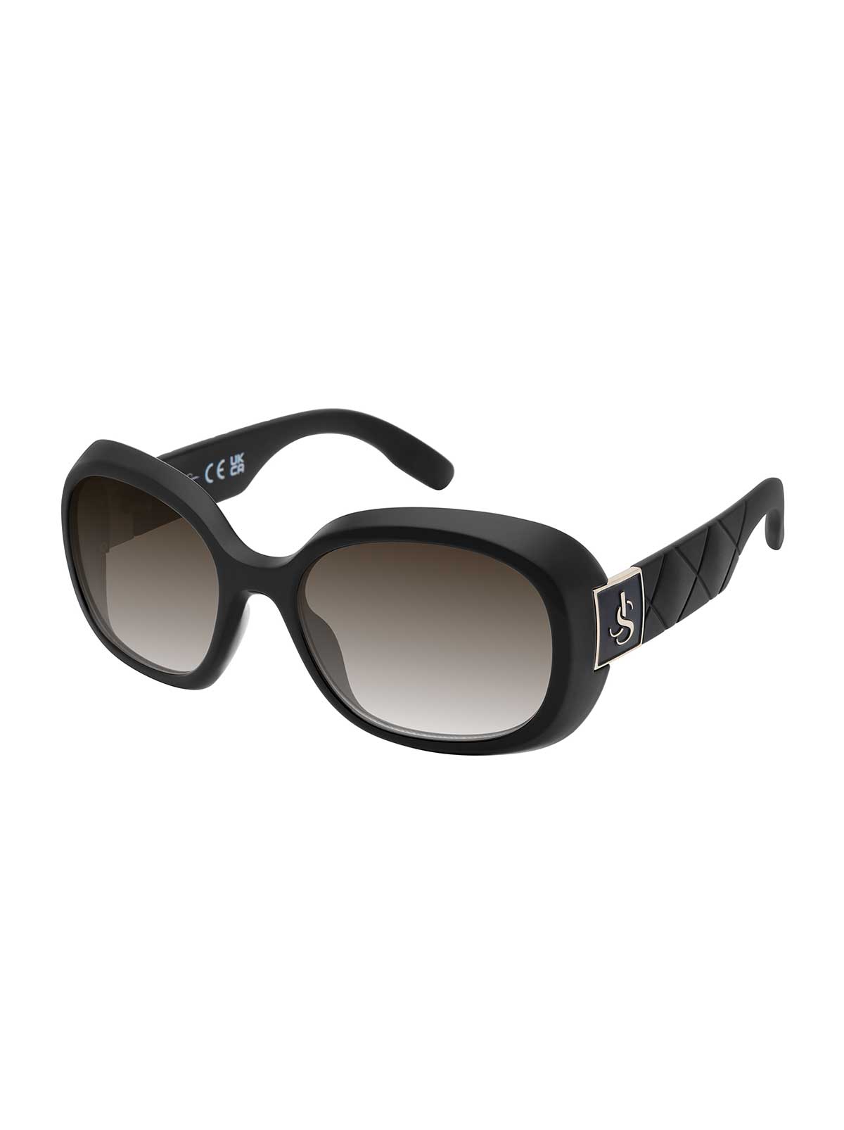 Jessica Simpson Black Oval Sunglasses Slim Metal Oval Sunglasses in Black – Jessica Simpson main image 2