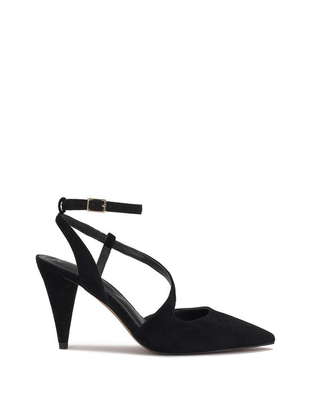 Jessica simpson outlet black suede pumps