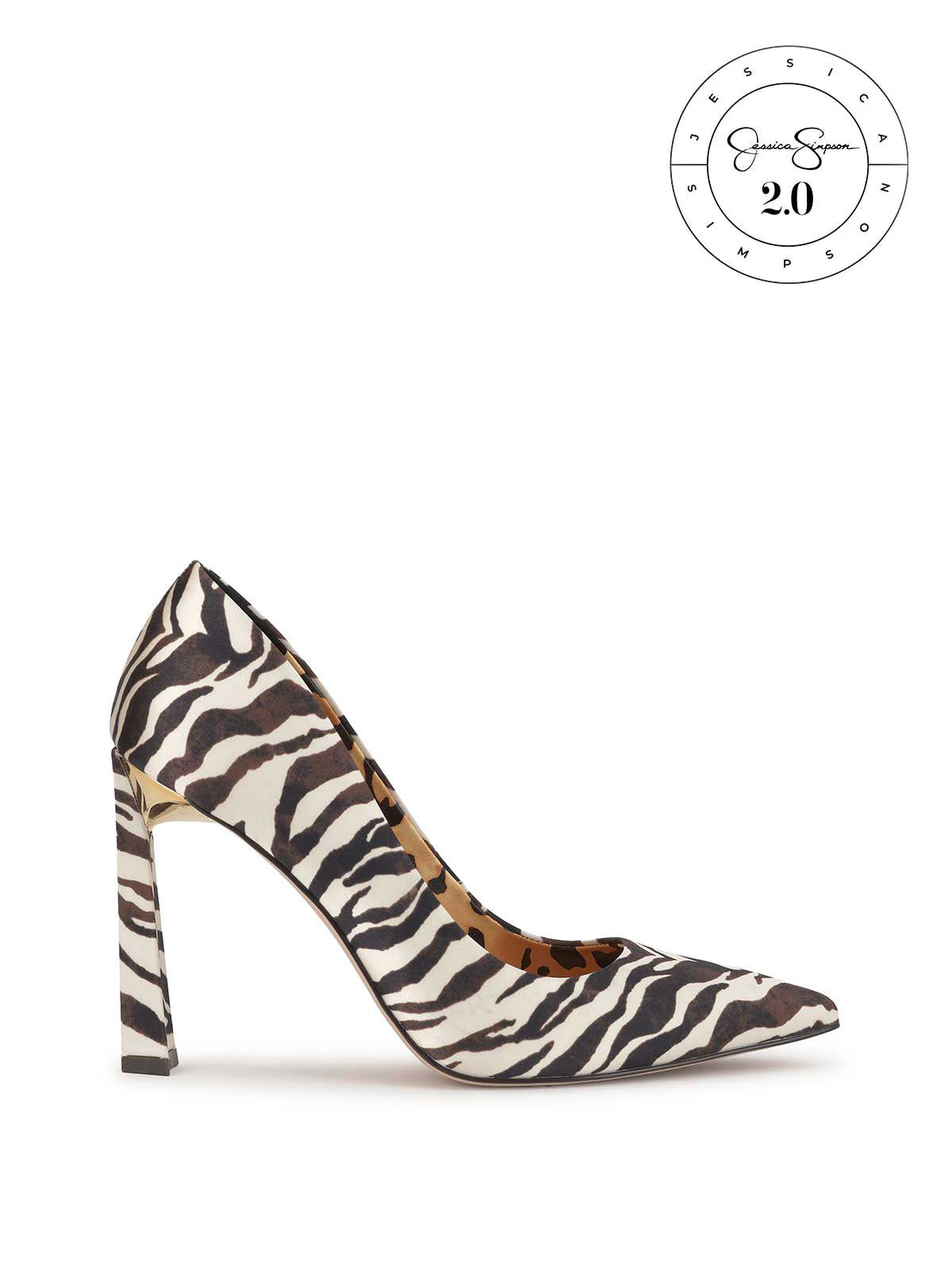 Omissia High Heel in Brown Zebra – Jessica Simpson