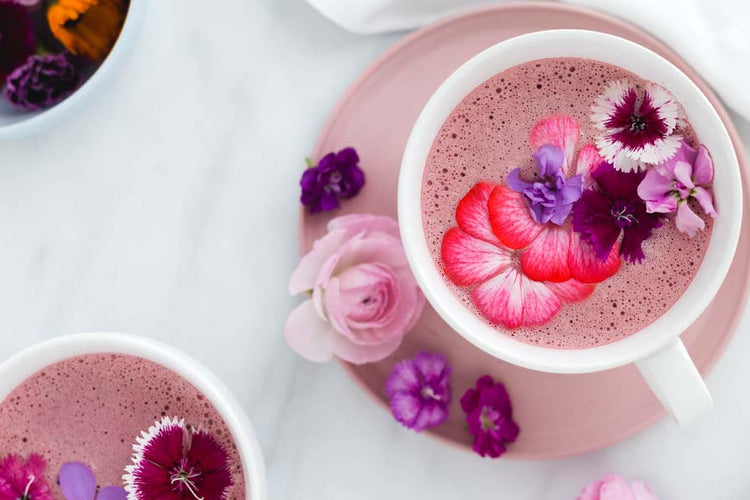 Meals I Can Make: Pink Pomegranate Rose Latte