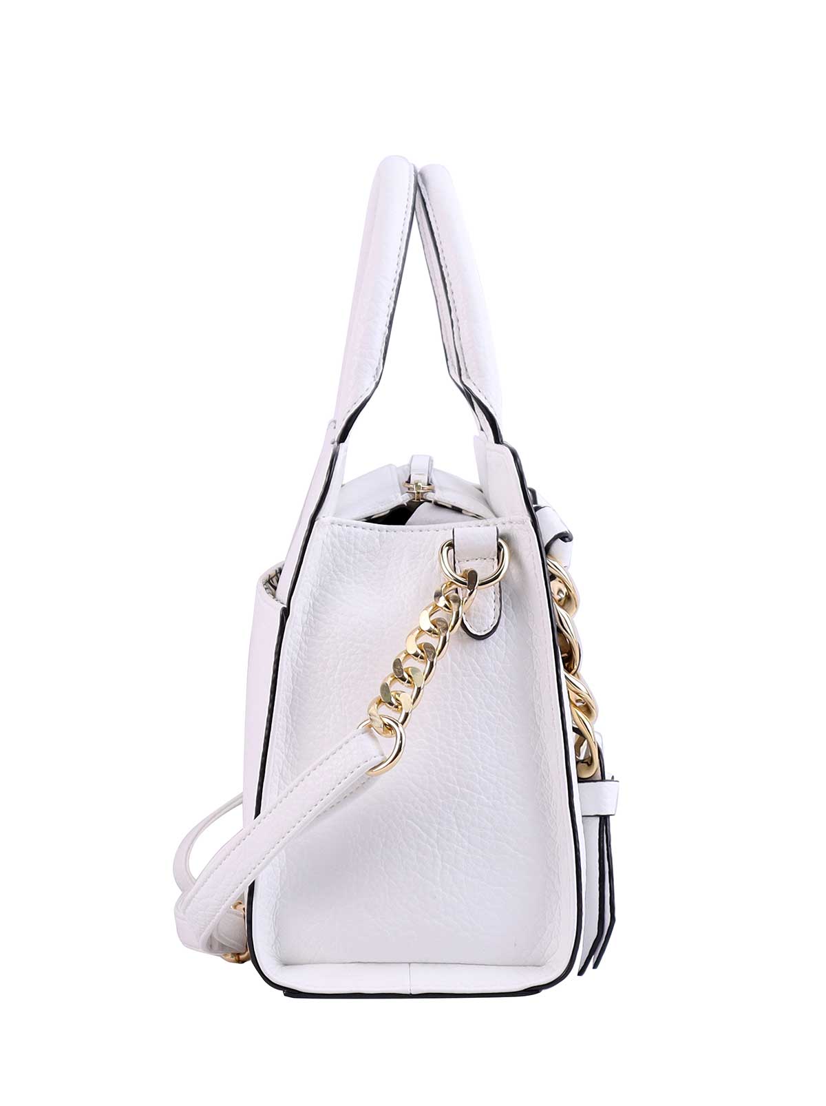 Jessica Simpson White Leather Purse | Leather purses, White leather, Leather