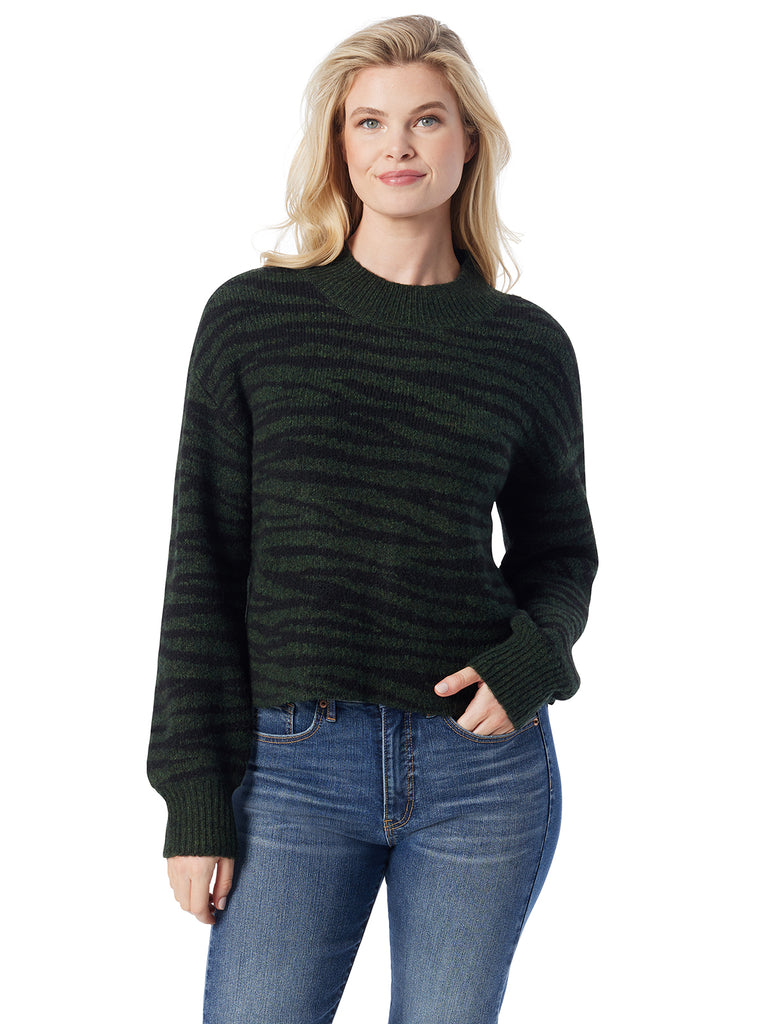 Portia Sweater in Animal Jacquard