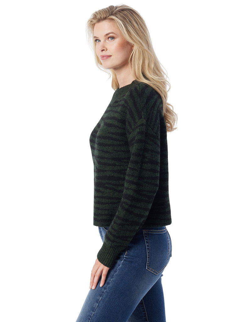 Portia Sweater in Animal Jacquard