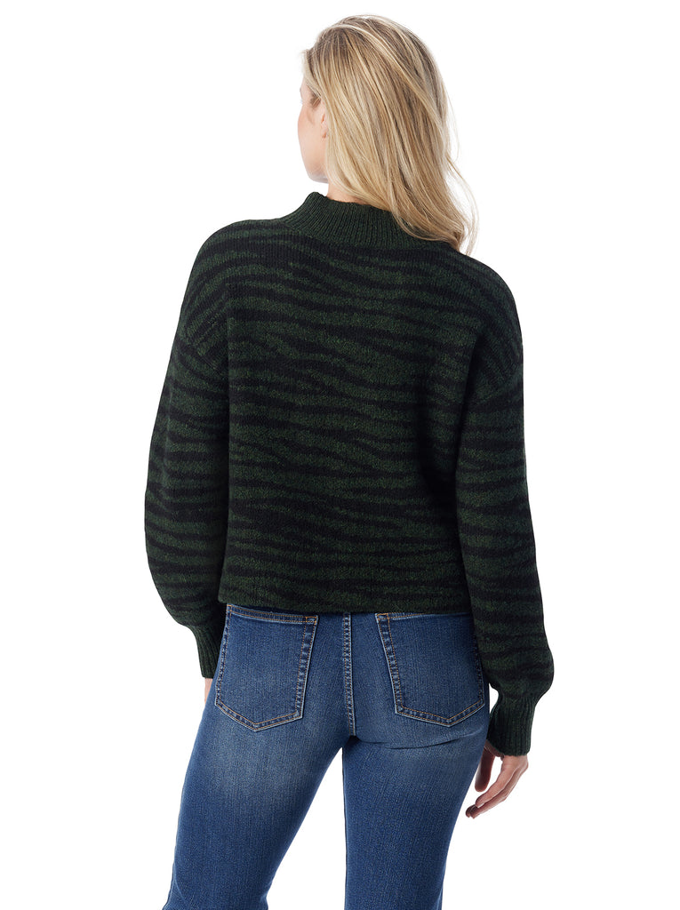 Portia Sweater in Animal Jacquard