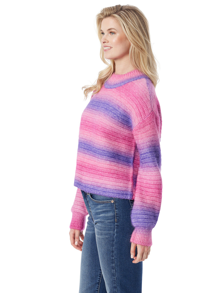 Portia Sweater in Royal Purple Combo