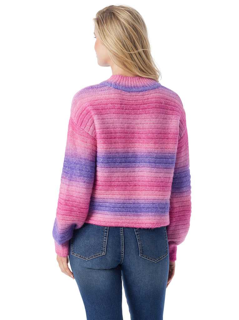 Portia Sweater in Royal Purple Combo