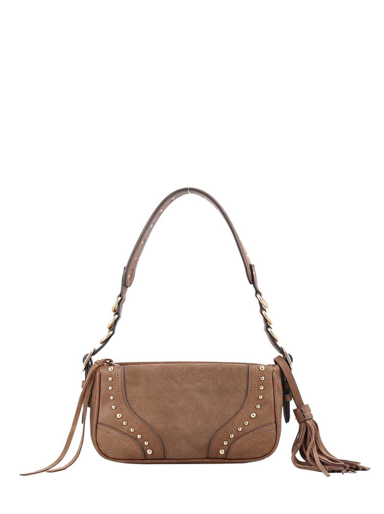 Ellie Shoulder Bag in Almond Brown