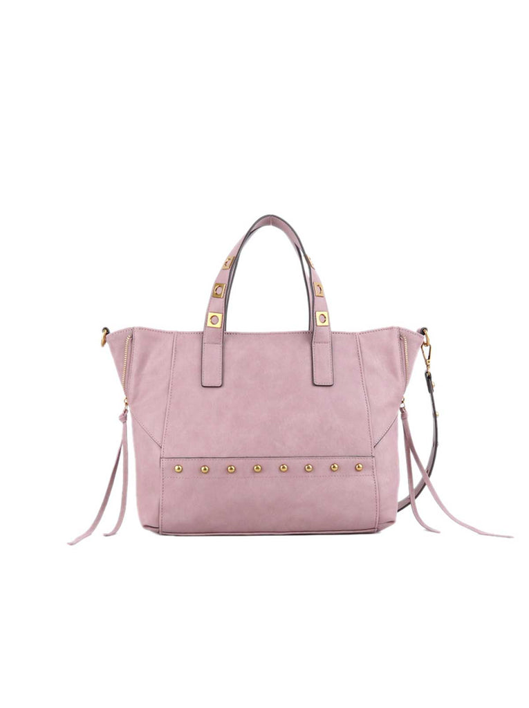 Walton Satchel in Adobe Rose