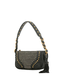 Ellie Shoulder Handbag in Meteorite