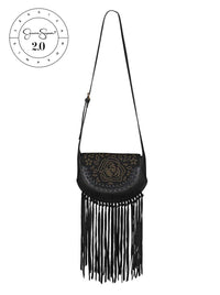 Jessica Simpson 2.0 Ava Saddle Crossbody in Meteorite