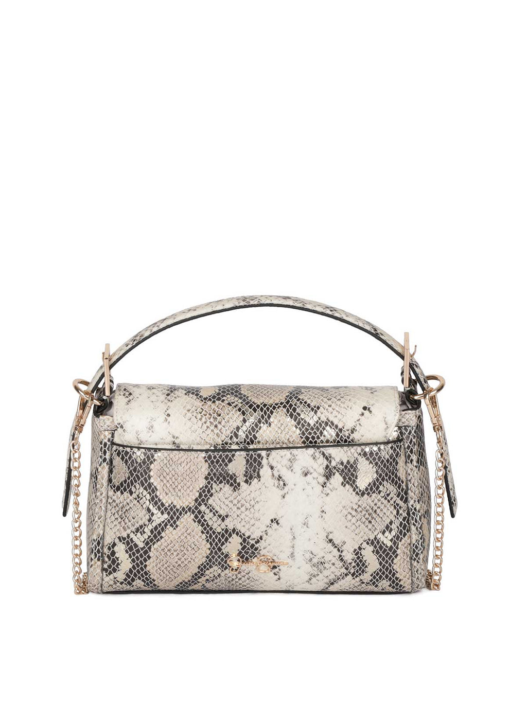 Jessica Simpson 2.0 Luisa Top Handle in Ivory Snake