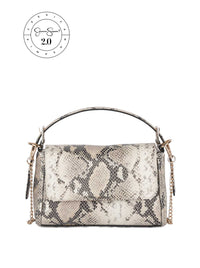 Jessica Simpson 2.0 Luisa Top Handle in Ivory Snake