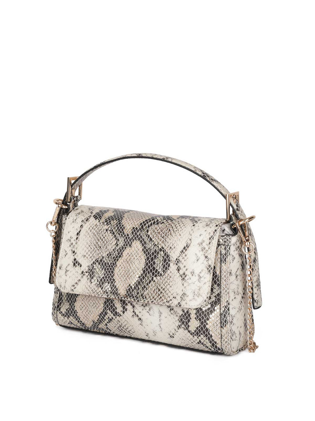 Jessica Simpson 2.0 Luisa Top Handle in Ivory Snake