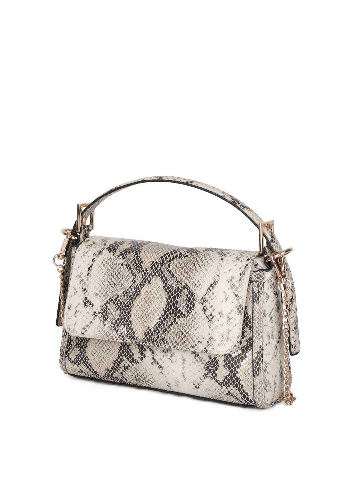 Jessica Simpson 2.0 Luisa Top Handle in Ivory Snake