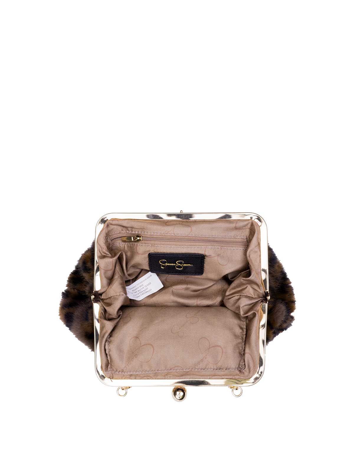 Jessica Simpson 2.0 Zoe Frame Clutch in Leopard