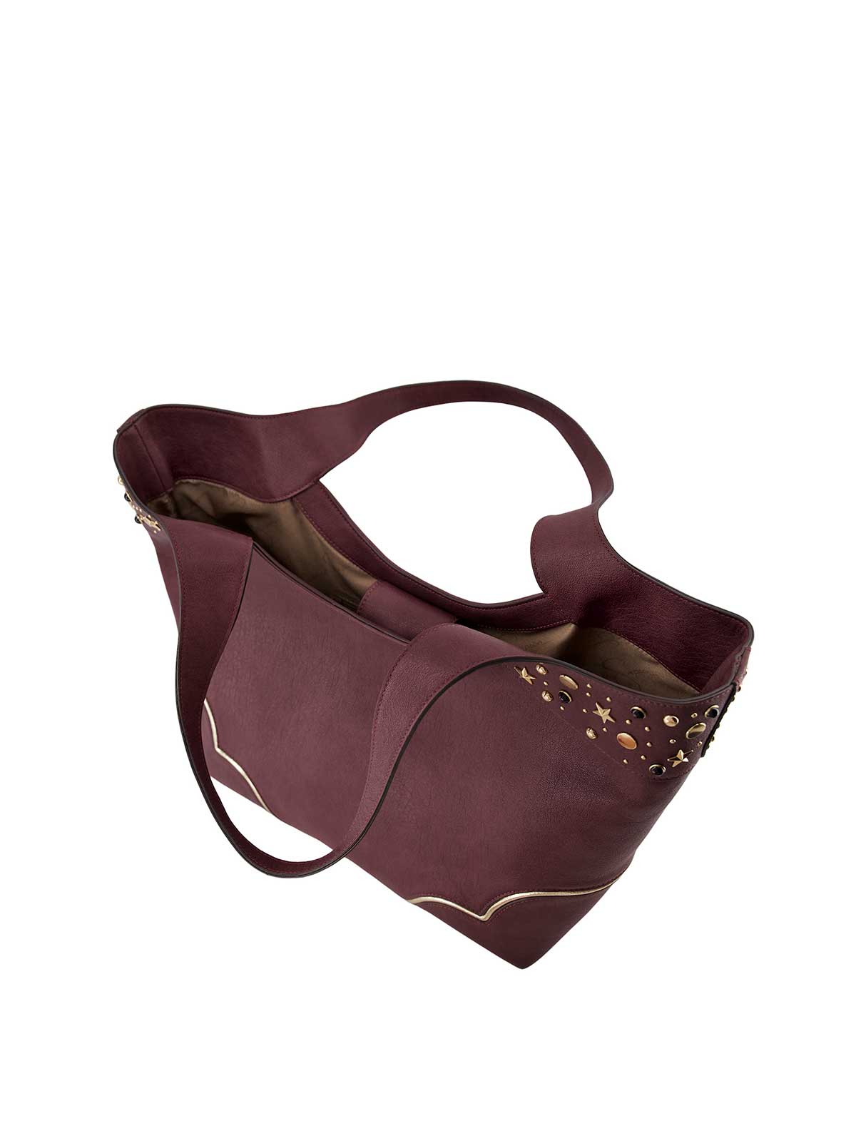 jessica simpson travel tote bags Jessica Simpson 2.0 Alana Tote in Pinot Noir -