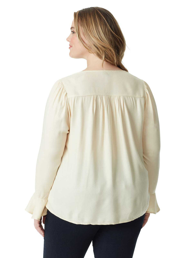 Cecily Top in Parchment