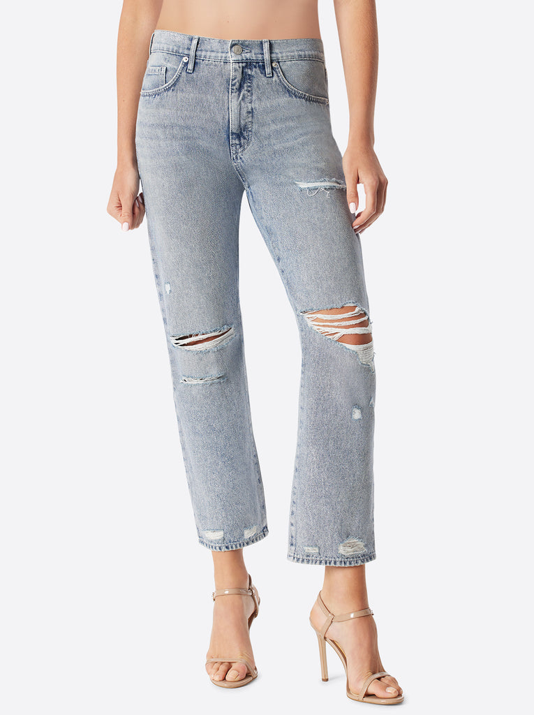 Harmony Straight High Rise Jeans in Aura