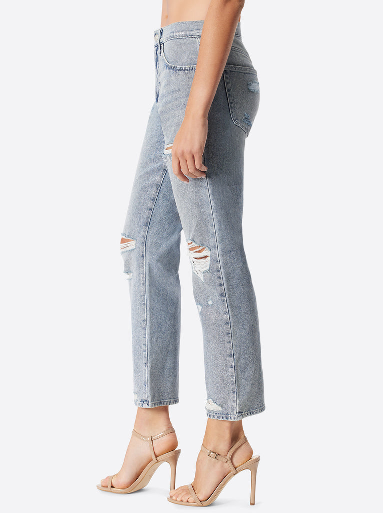 Harmony Straight High Rise Jeans in Aura