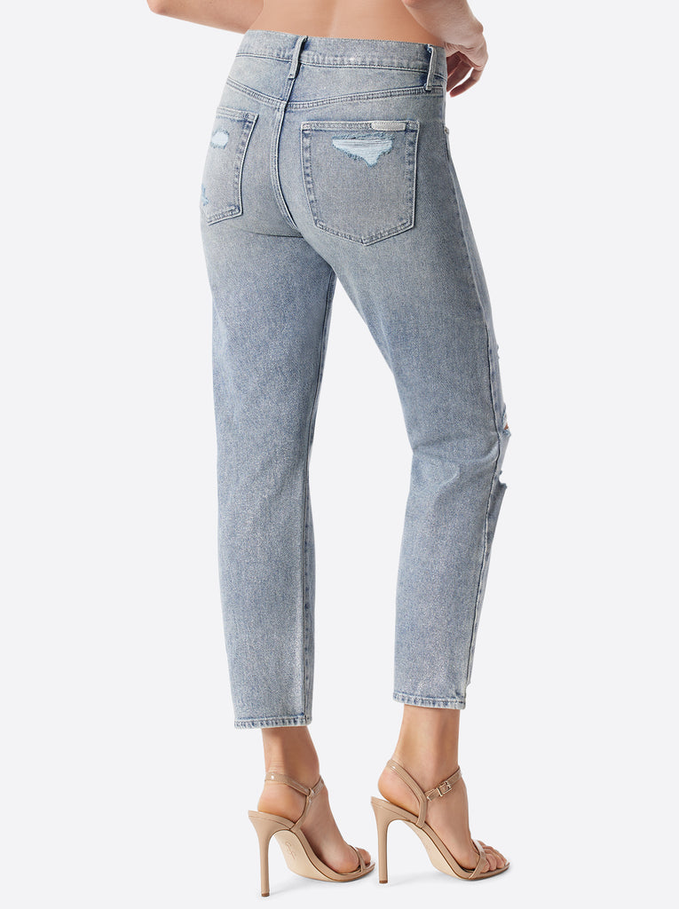 Harmony Straight High Rise Jeans in Aura