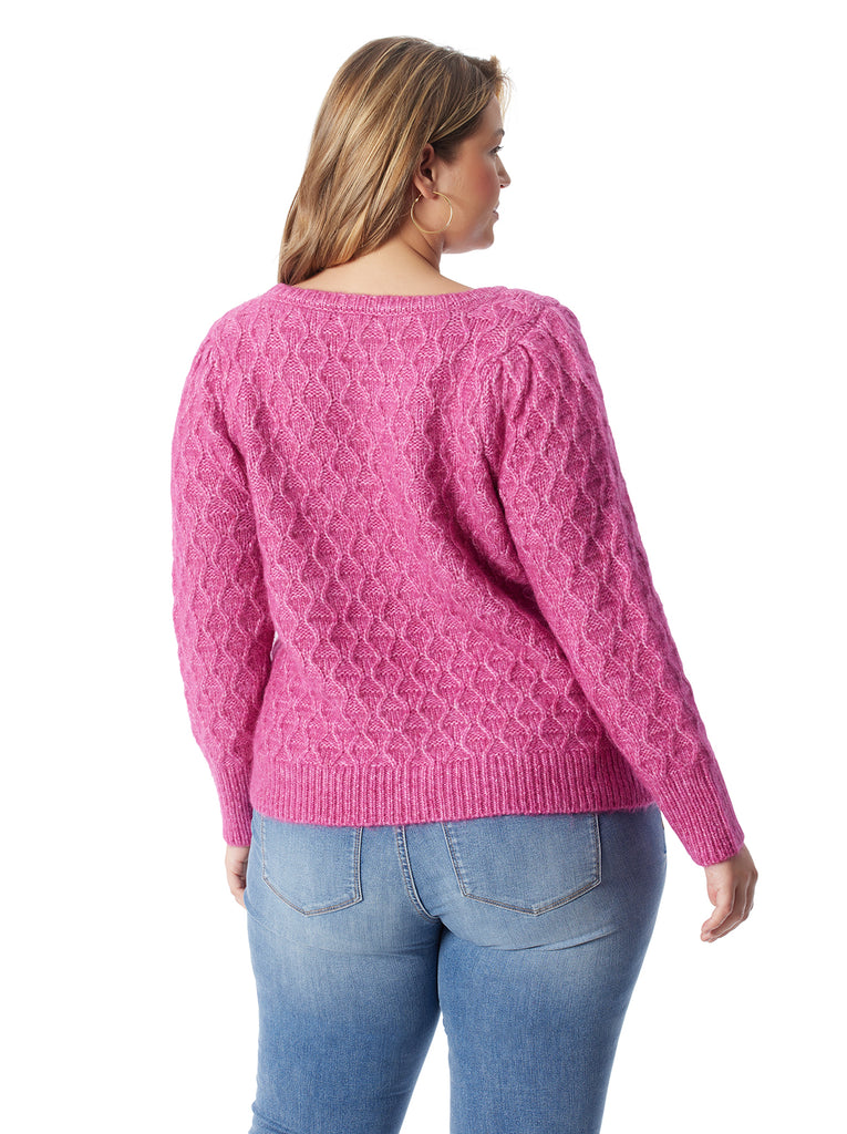 Kati Sweater in Festival Fushia Combo