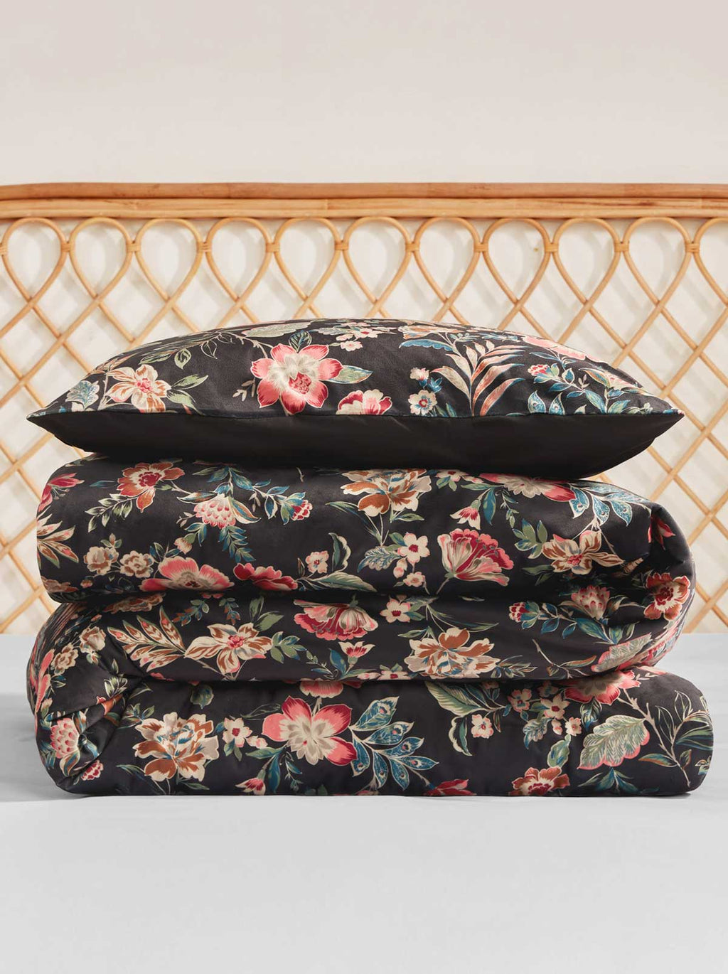 Botanical Embossed Print Duvet Cover Set