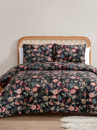 Botanical Embossed Print Duvet Cover Set