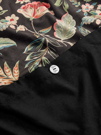 Botanical Embossed Print Duvet Cover Set