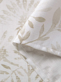Tasia Taupe Shower Curtain Set