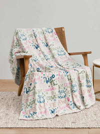 Howdy Cowgal Plush Throw Blanket