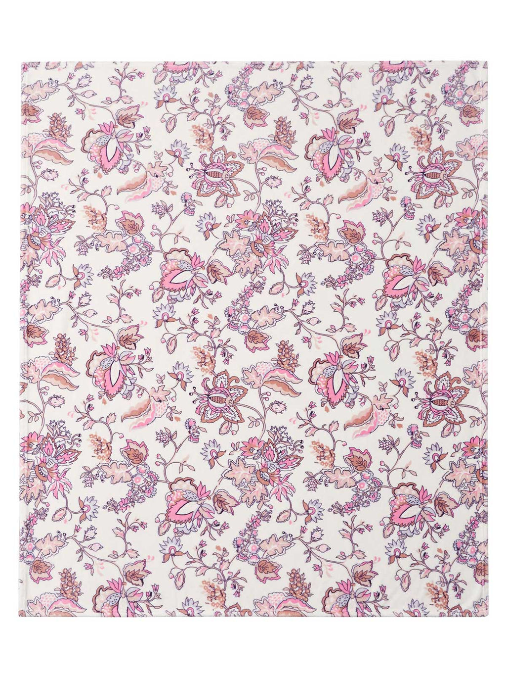 Bertha Rose Lilac Plush Throw Blanket
