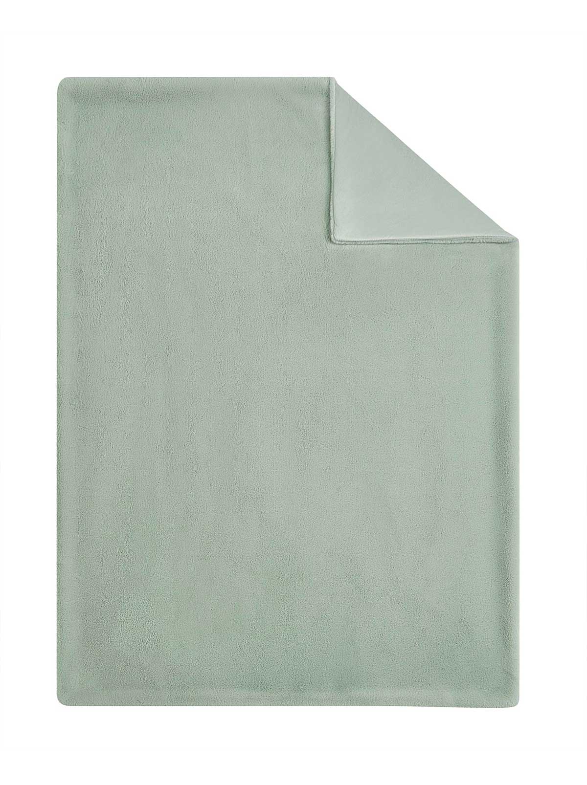 Faux Fur Throw Blanket in Sea Foam Green – Jessica Simpson