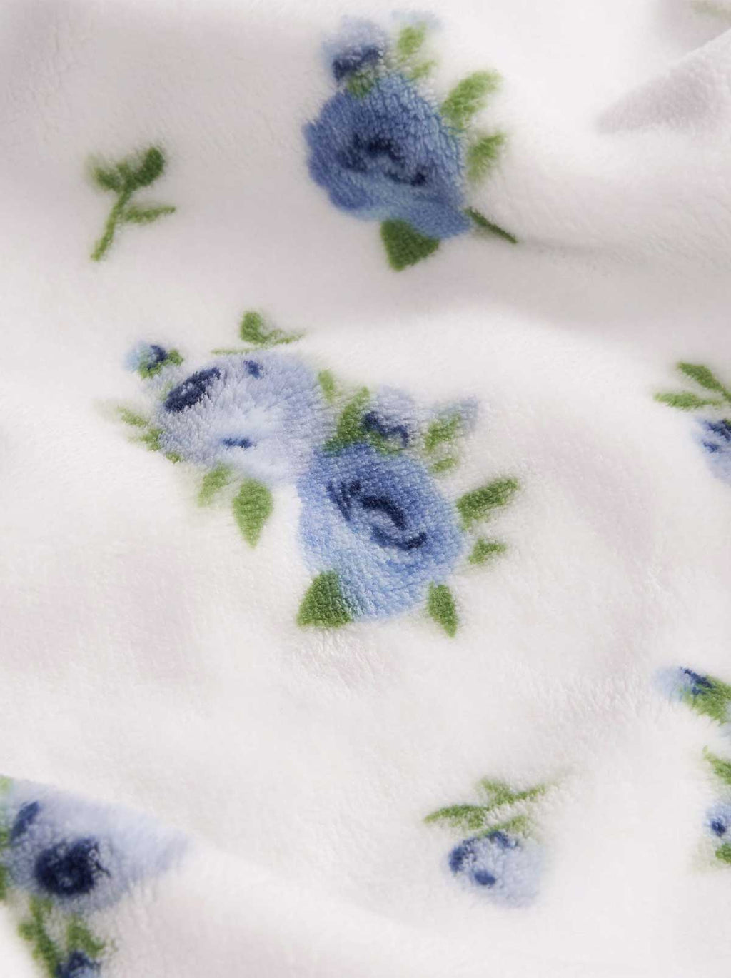 Plush Roses Throw Cottage Rose Blue Plush Throw Blanket – Jessica Simpson