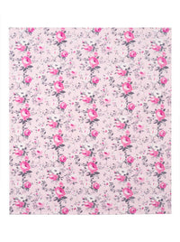 Esther Blush Roses Plush Throw Blanket