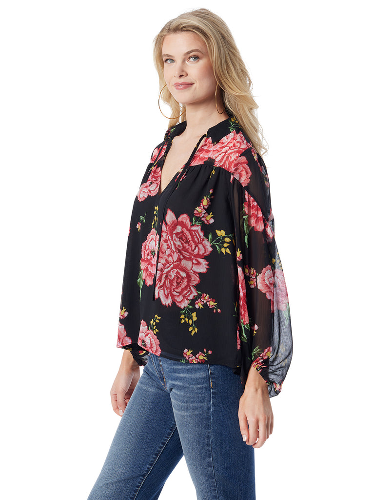 Doris Blouse in Sketchy Roses