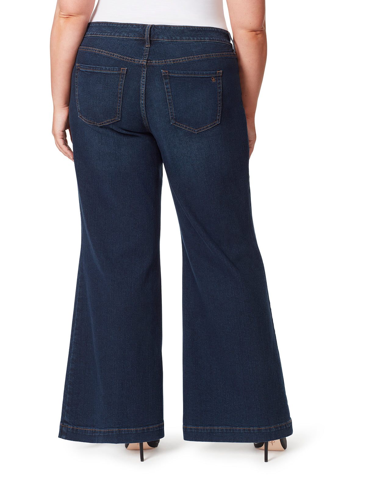 True Love Wide Leg Trouser Jeans in Ditto