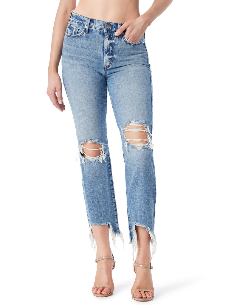 Harmony Straight High Rise Jean in Sunshine