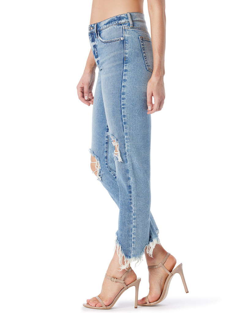 Harmony Straight High Rise Jean in Sunshine