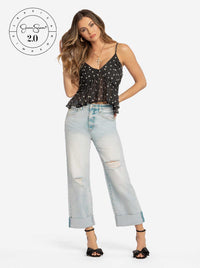 Jessica Simpson 2.0 Anais Cami in Tap Shoe-Polka Dot