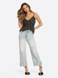 Jessica Simpson 2.0 Anais Cami in Tap Shoe-Polka Dot