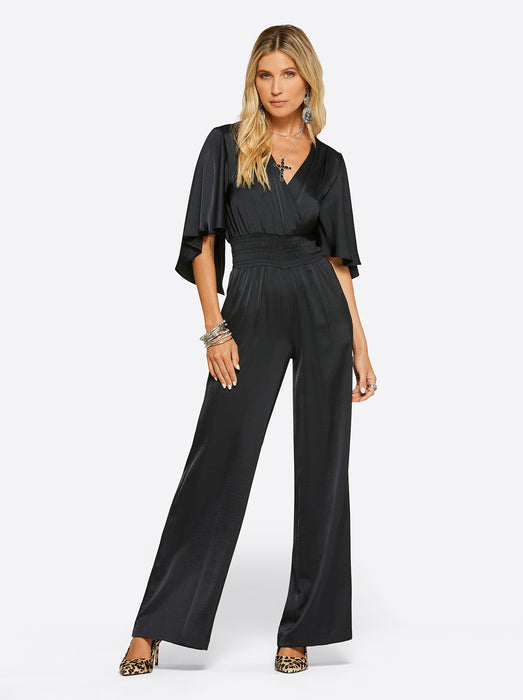 Aria Jumpsuit in Black – Jessica Simpson