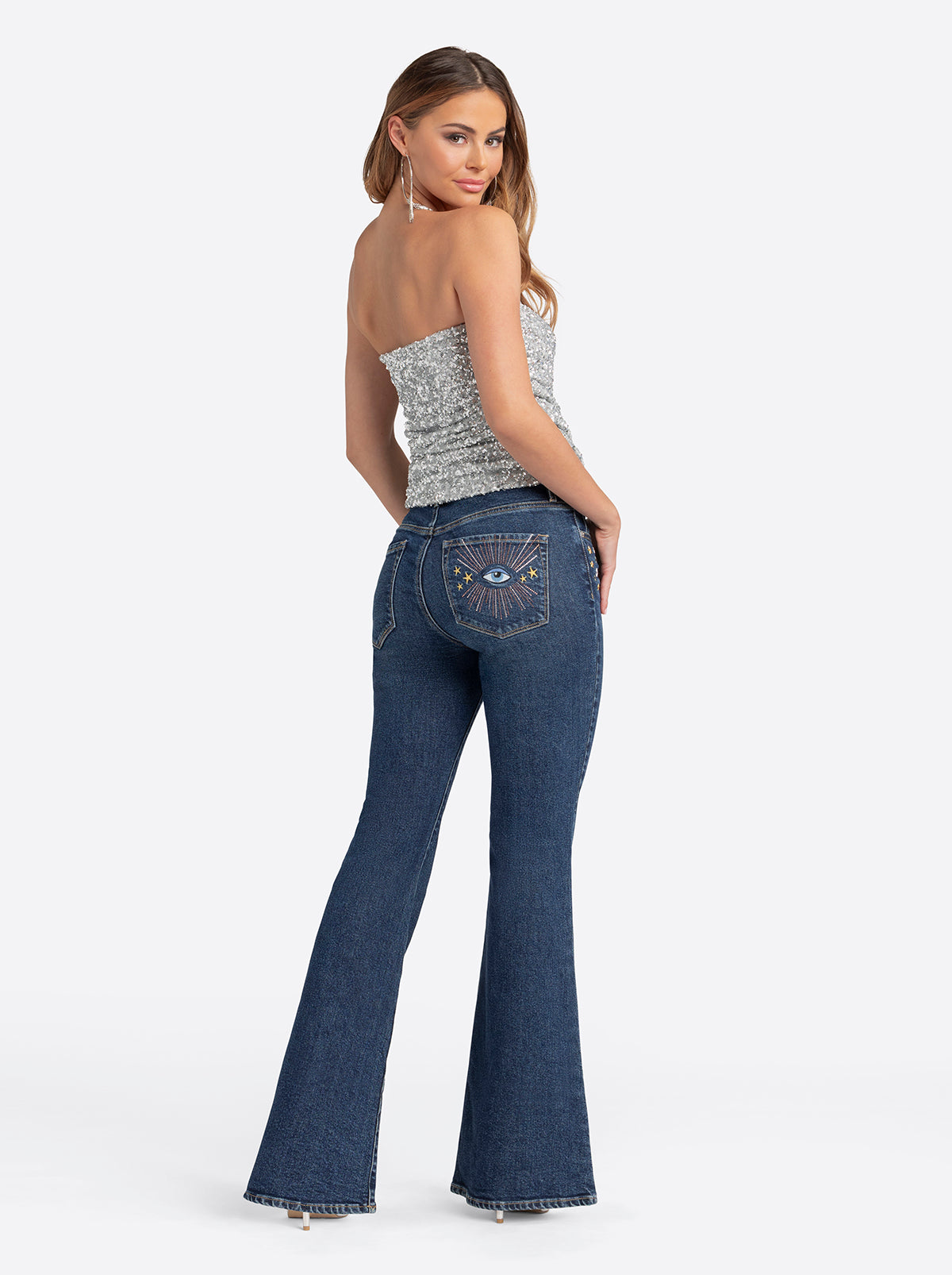Jessica Simpson 2.0 Stevie Flare Jeans in Milton