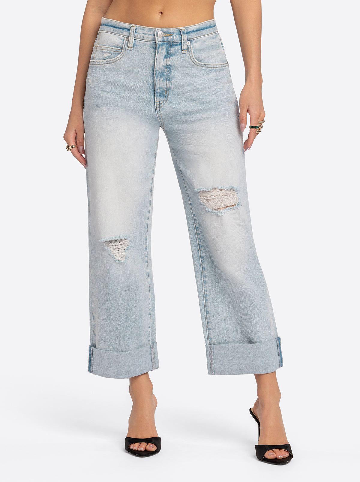 Jessica Simpson 2.0 Billie Relaxed Jean in Scripted