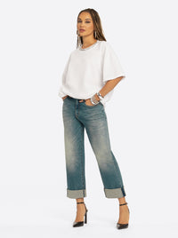 Jessica Simpson 2.0 Billie Relaxed Jeans in Sully