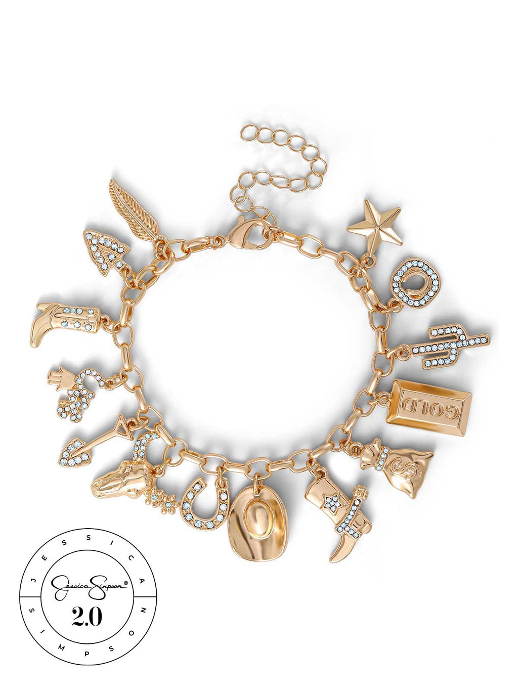 Jessica Simpson 2.0 Charms Bracelet