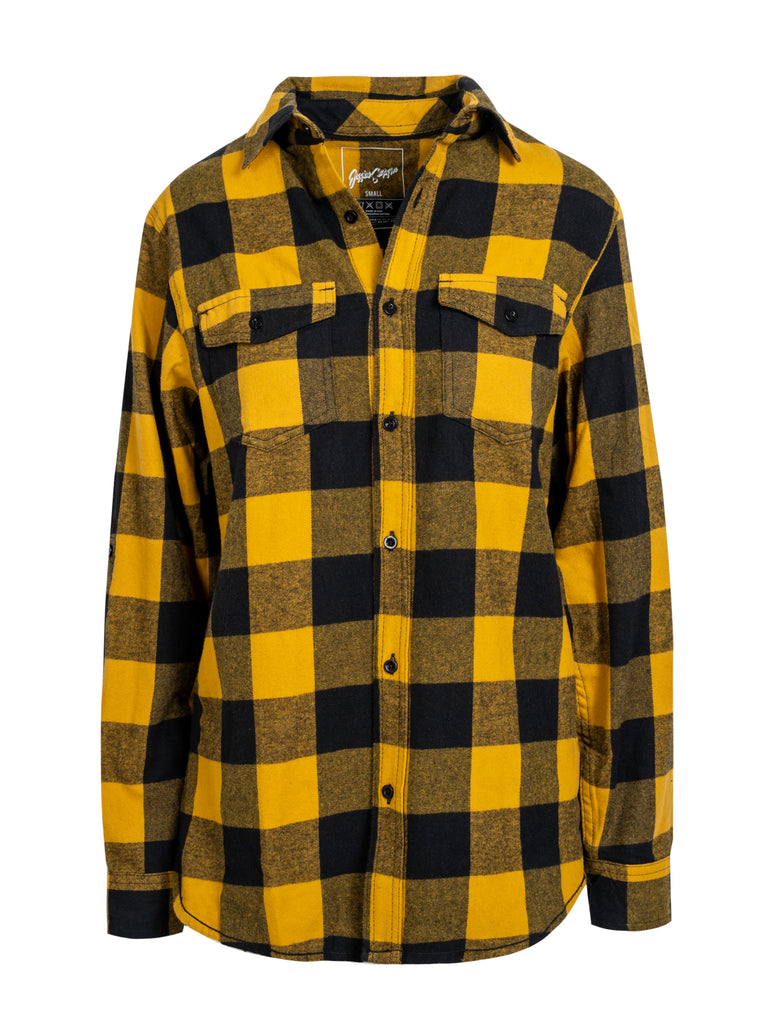 Exclusive Nashville Canyon Flannel Shirt in Yellow