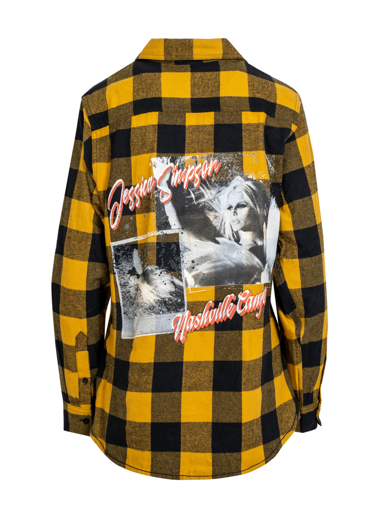 Exclusive Nashville Canyon Flannel Shirt in Yellow