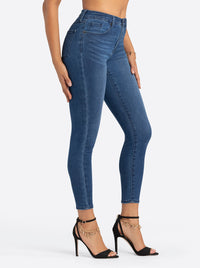 Jessica Simpson 2.0 Debbie High Rise Skinny Jeans in Brook