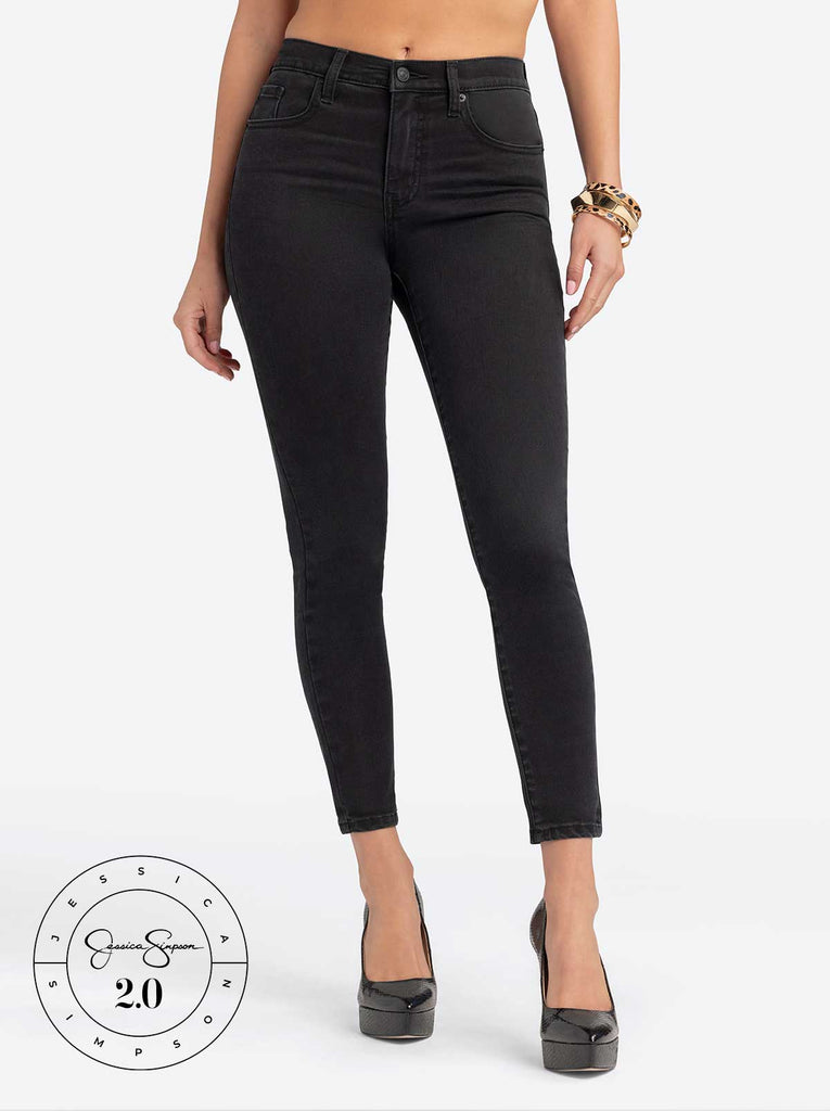 Jessica Simpson 2.0 Debbie High Rise Skinny Jeans in Luminous
